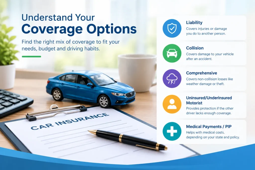 Car insurance coverage options